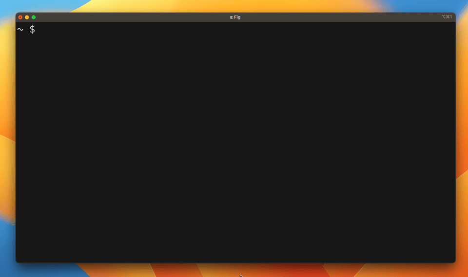 Run fig run to execute a script
